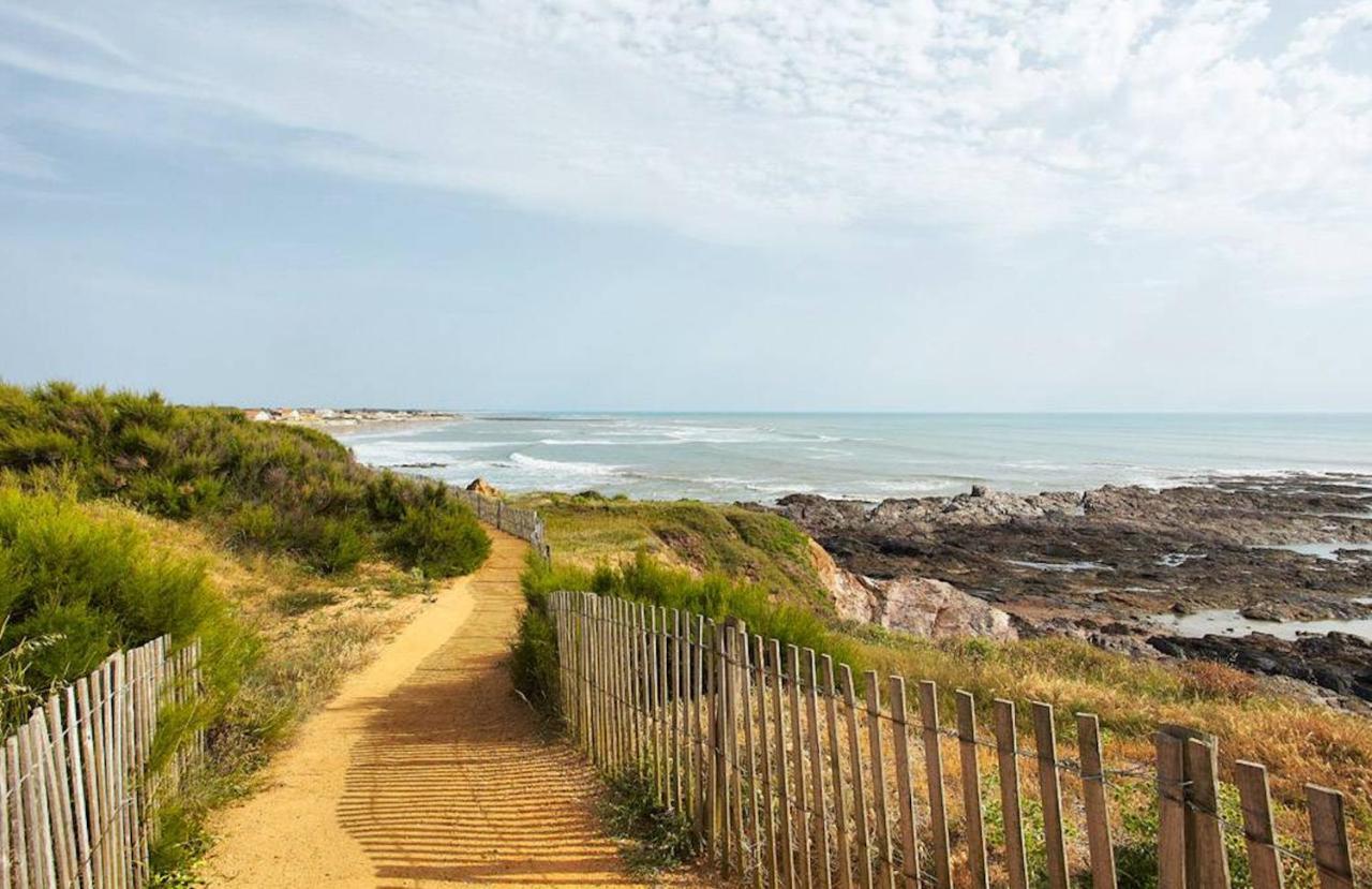 Chalet Pour 6 Dans Un Domaine Avec Piscine Brétignolles-sur-Mer Exterior foto